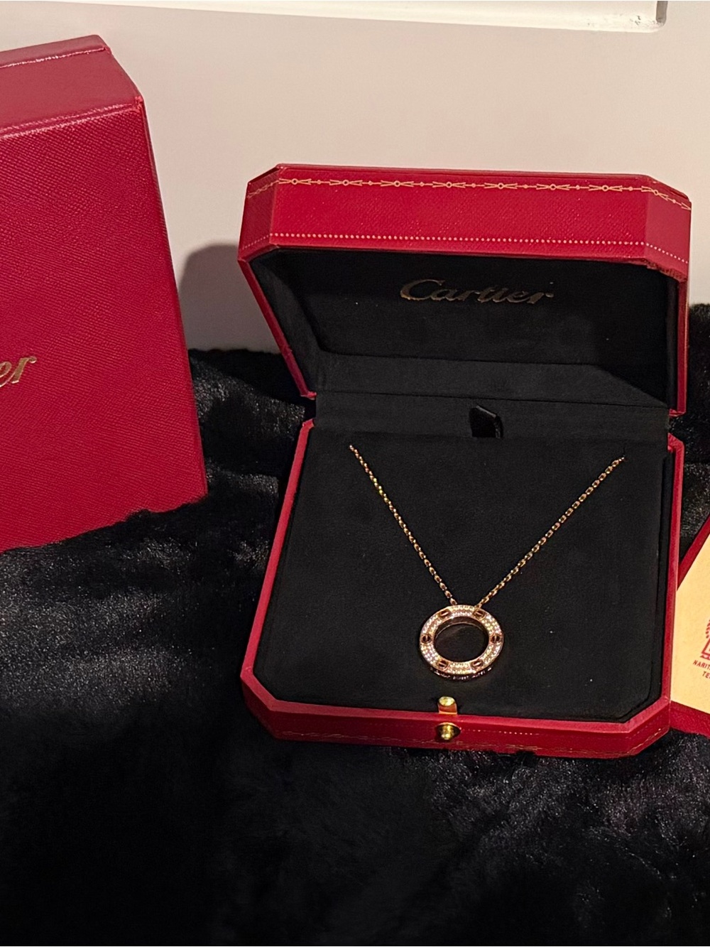 Rose Gold love necklace